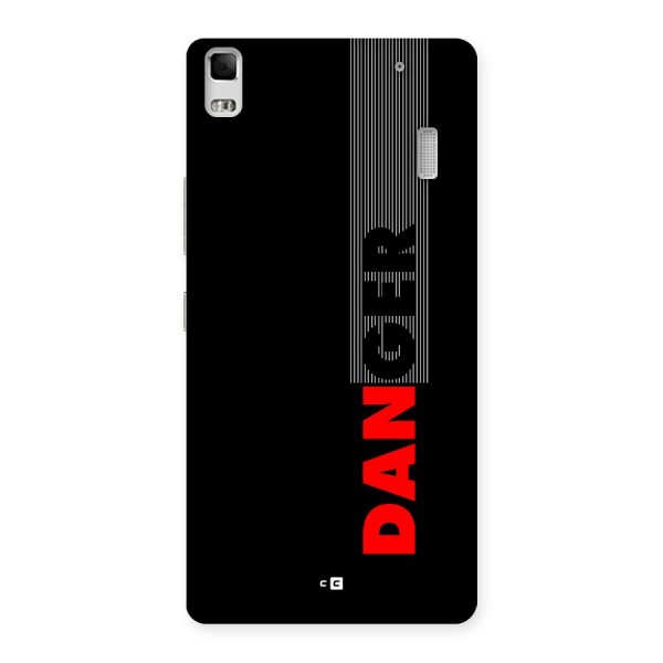 Vertical Danger Back Case for Lenovo K3 Note