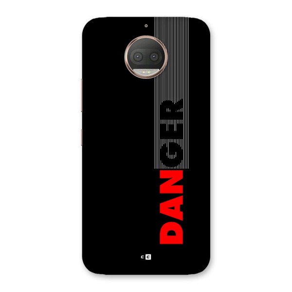 Vertical Danger Back Case for Moto G5s Plus