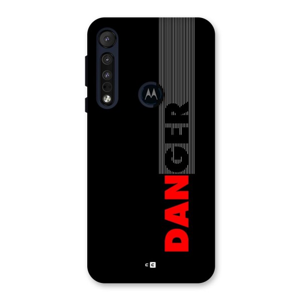 Vertical Danger Back Case for Motorola One Macro