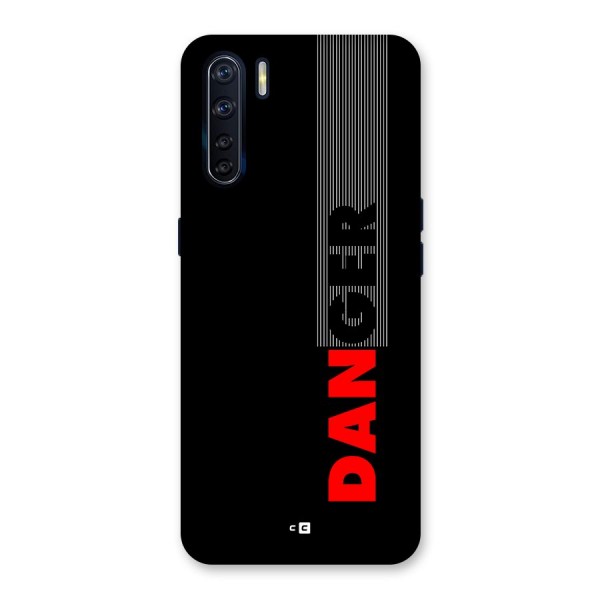 Vertical Danger Back Case for Oppo F15