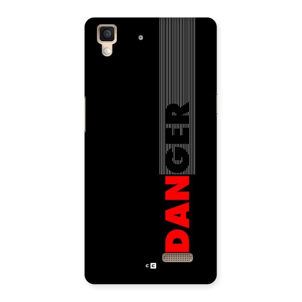 Vertical Danger Back Case for Oppo R7