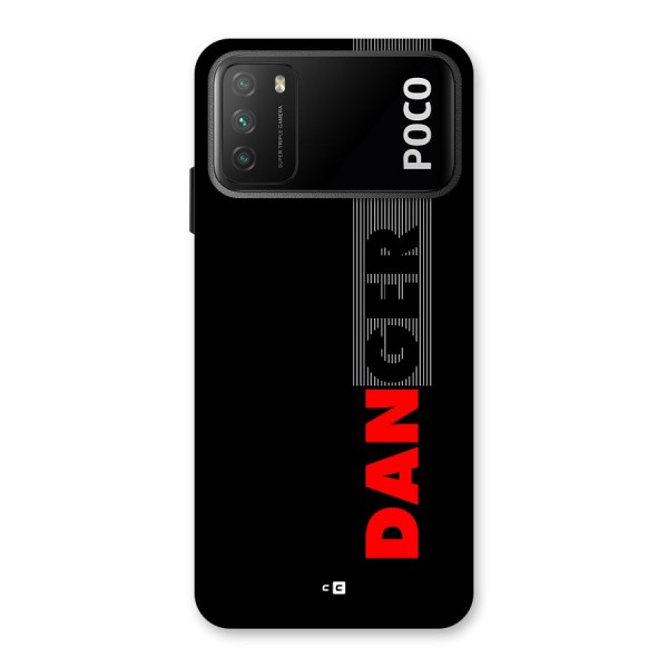 Vertical Danger Back Case for Poco M3
