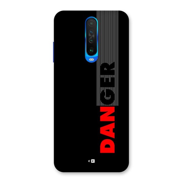 Vertical Danger Back Case for Poco X2