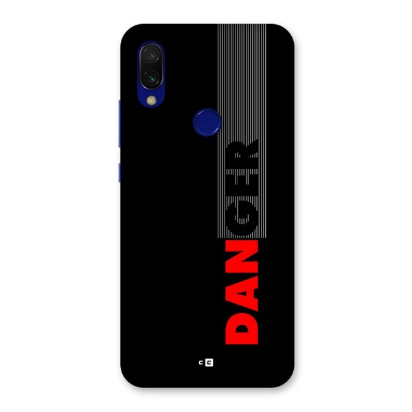 Vertical Danger Back Case for Redmi 7