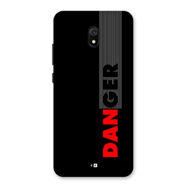 Vertical Danger Back Case for Redmi 8A