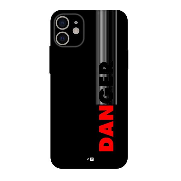 Vertical Danger Back Case for iPhone 11