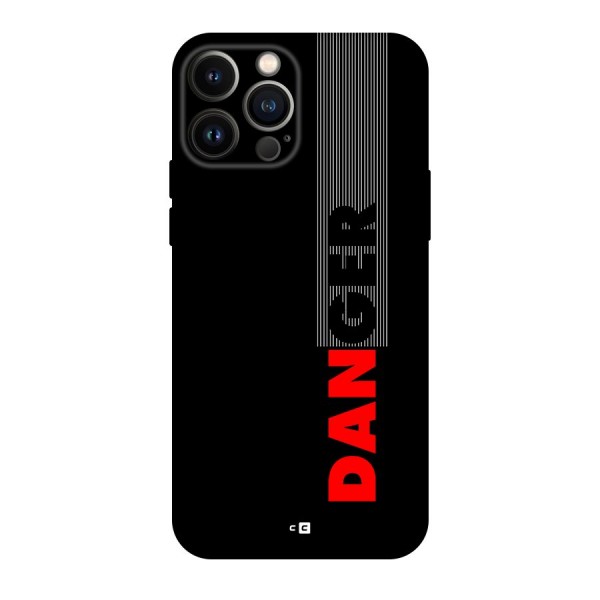 Vertical Danger Back Case for iPhone 13 Pro Max