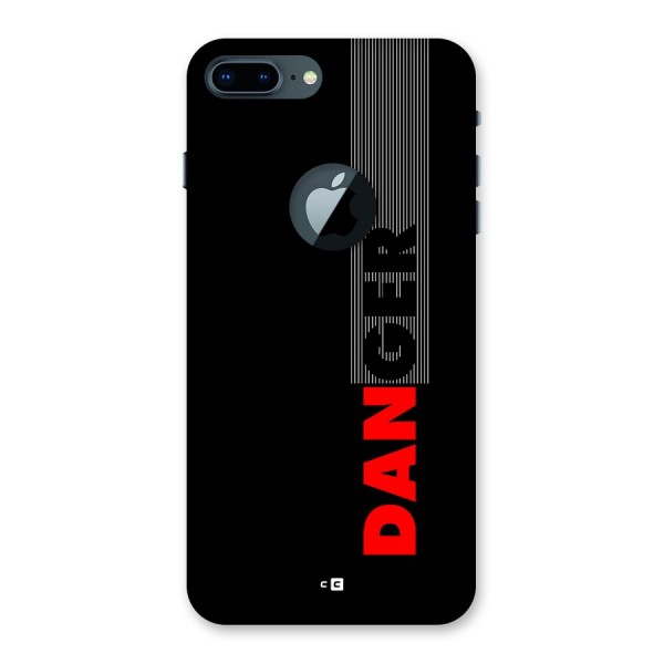 Vertical Danger Back Case for iPhone 7 Plus Logo Cut