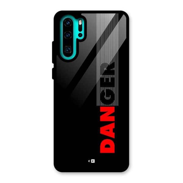 Vertical Danger Glass Back Case for Huawei P30 Pro