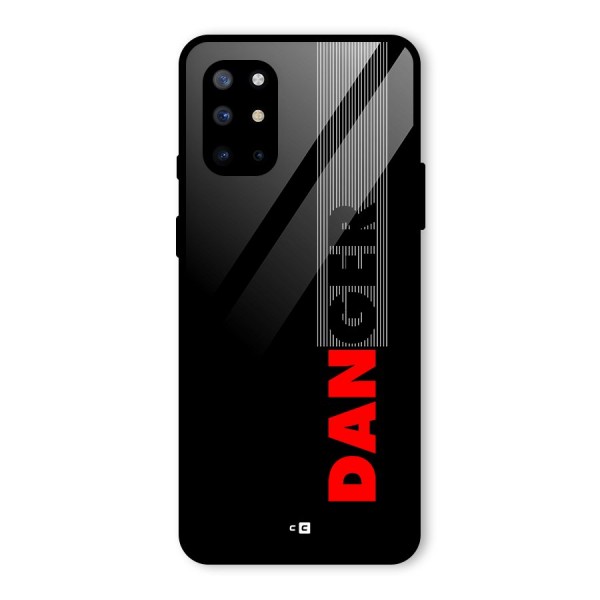 Vertical Danger Glass Back Case for OnePlus 8T