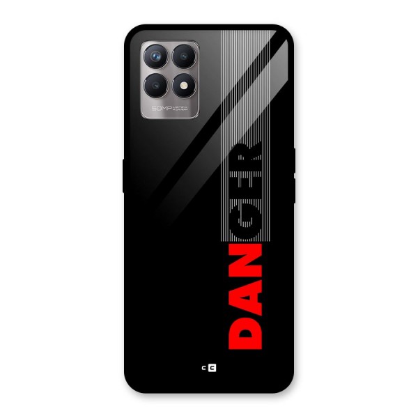 Vertical Danger Glass Back Case for Realme Narzo 50