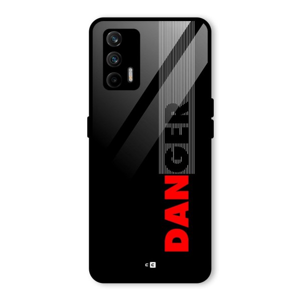Vertical Danger Glass Back Case for Realme X7 Max