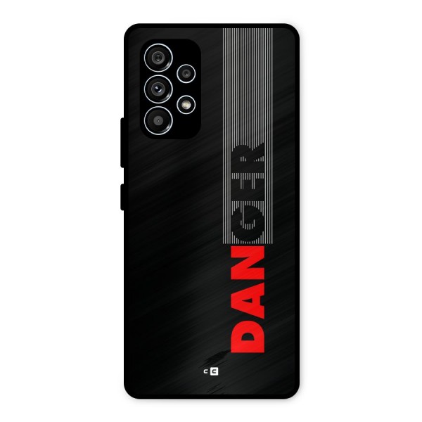Vertical Danger Metal Back Case for Galaxy A53 5G