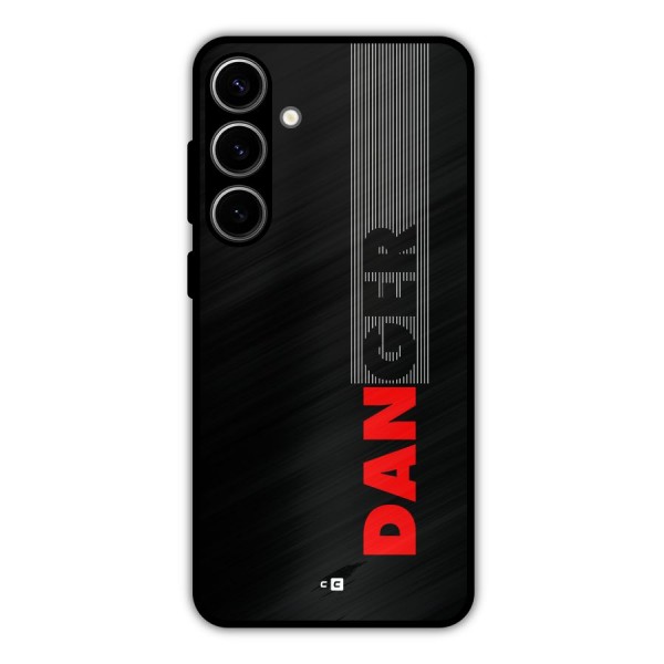 Vertical Danger Metal Back Case for Galaxy S24 Plus