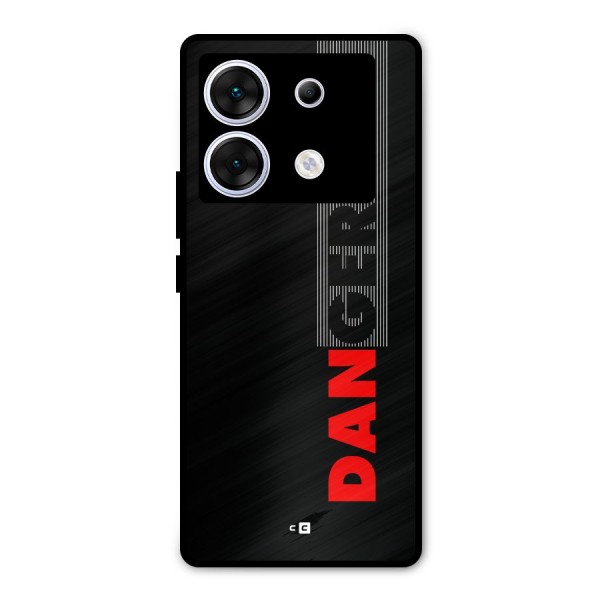 Vertical Danger Metal Back Case for Infinix Zero 30 5G