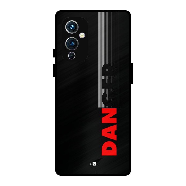 Vertical Danger Metal Back Case for OnePlus 9