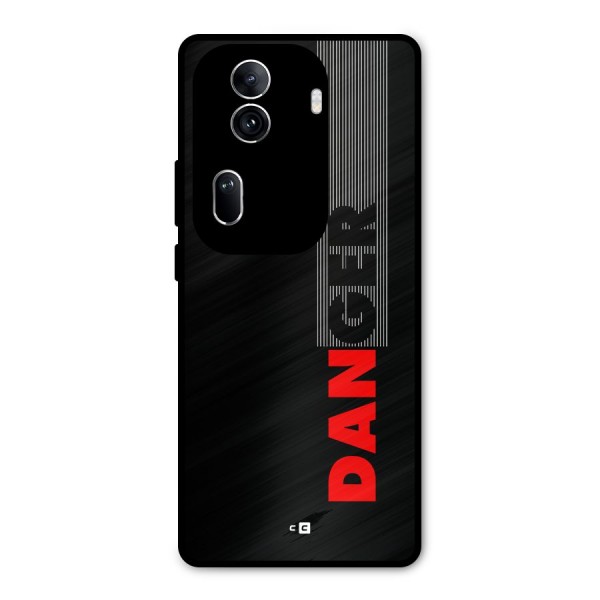 Vertical Danger Metal Back Case for Oppo Reno11 Pro 5G