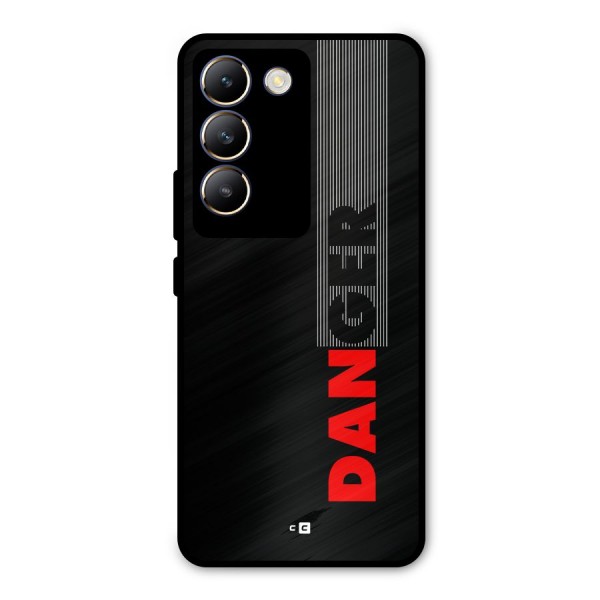 Vertical Danger Metal Back Case for Vivo Y200e