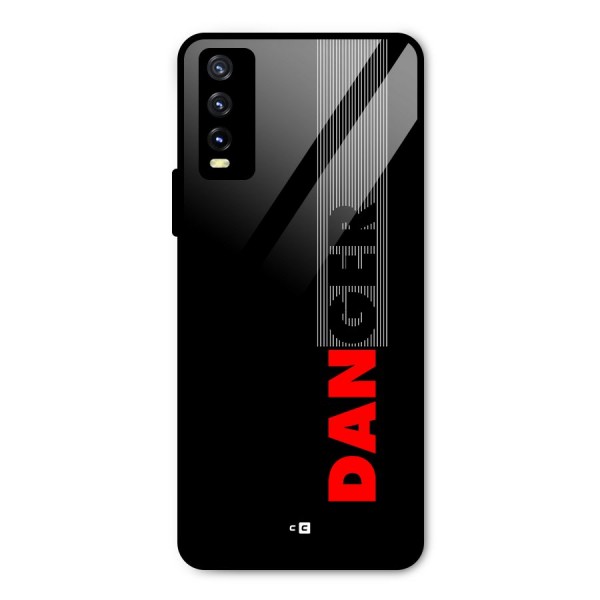 Vertical Danger Metal Back Case for Vivo Y20i