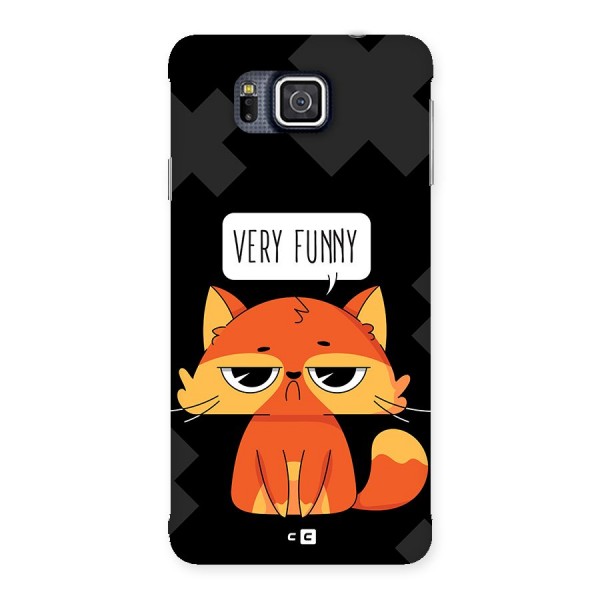 Very Funny Cat Back Case for Galaxy Alpha