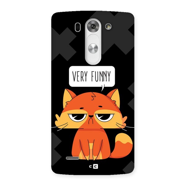 Very Funny Cat Back Case for LG G3 Mini