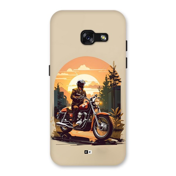 Vintage Bike Art Back Case for Galaxy A3 (2017)