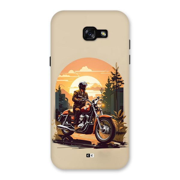 Vintage Bike Art Back Case for Galaxy A7 (2017)