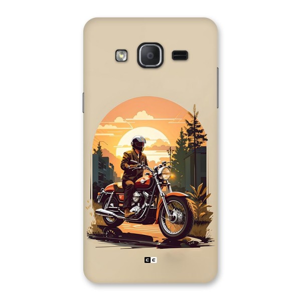 Vintage Bike Art Back Case for Galaxy On7 Pro