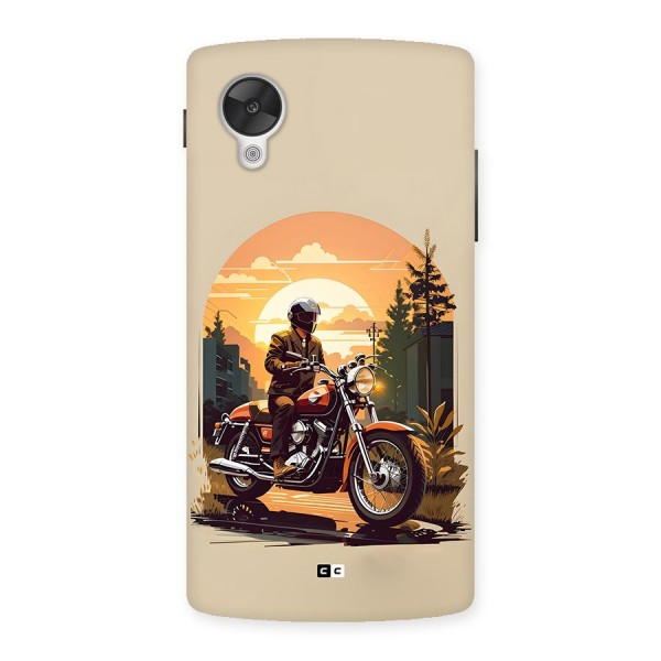Vintage Bike Art Back Case for Google Nexus 5