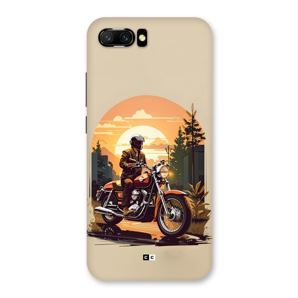 Vintage Bike Art Back Case for Honor 10