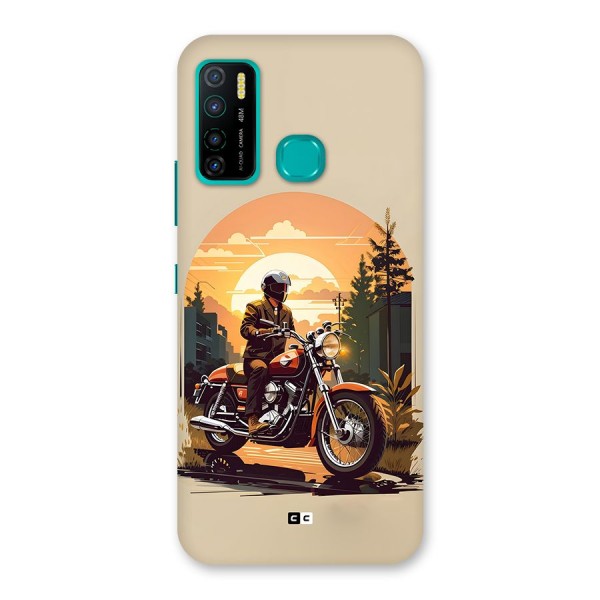 Vintage Bike Art Back Case for Infinix Hot 9 Pro