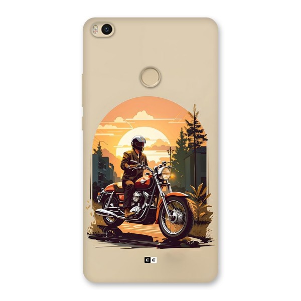 Vintage Bike Art Back Case for Mi Max 2