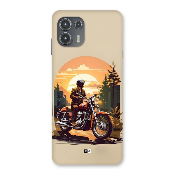 Vintage Bike Art Back Case for Motorola Edge 20 Fusion