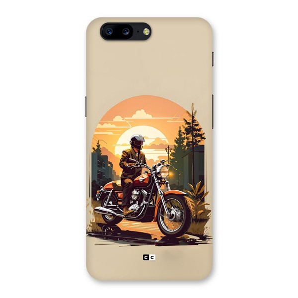 Vintage Bike Art Back Case for OnePlus 5