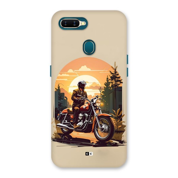 Vintage Bike Art Back Case for Oppo A12s
