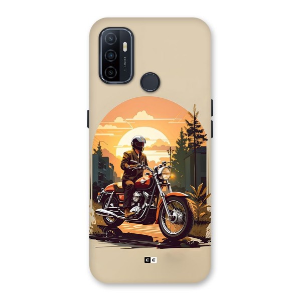 Vintage Bike Art Back Case for Oppo A32