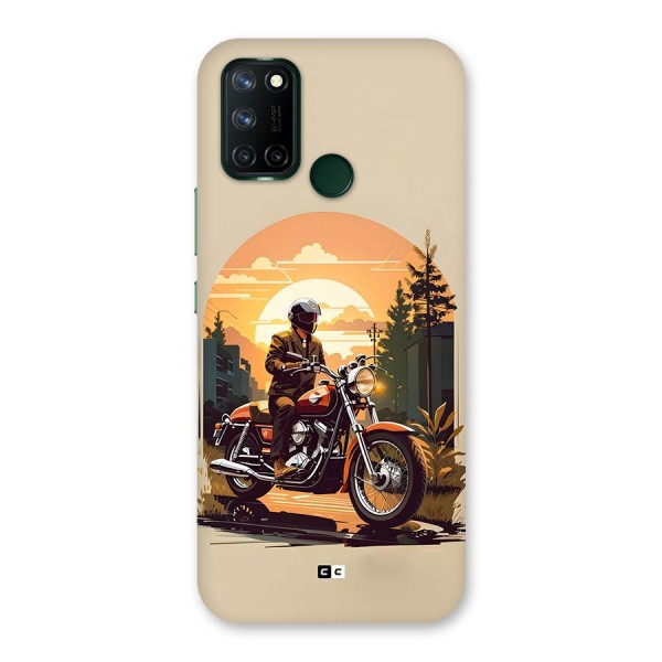 Vintage Bike Art Back Case for Realme C17