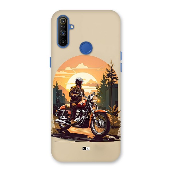 Vintage Bike Art Back Case for Realme Narzo 10A