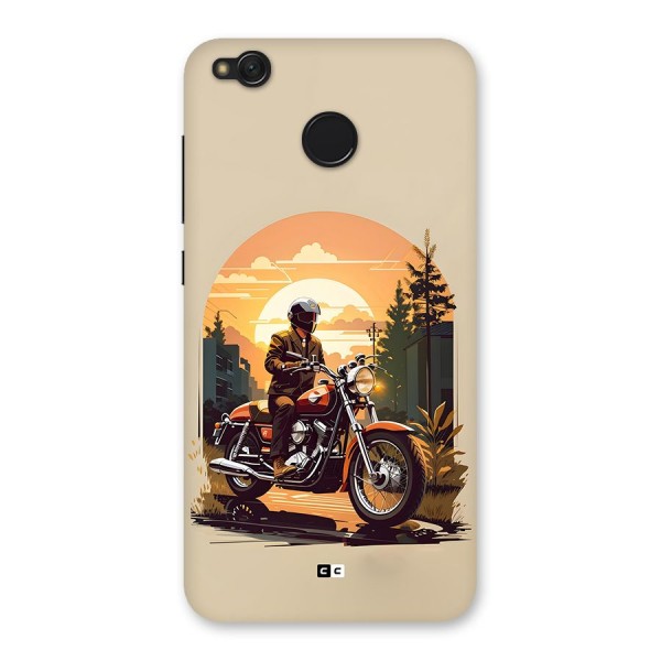 Vintage Bike Art Back Case for Redmi 4