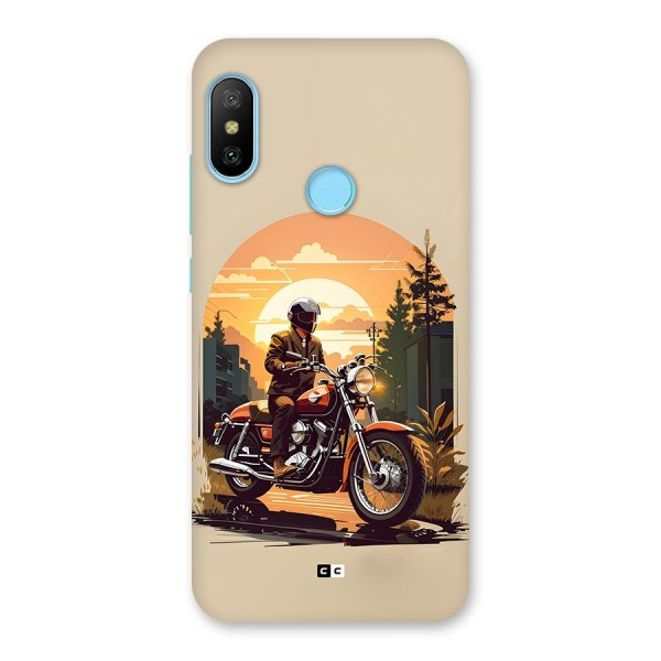 Vintage Bike Art Back Case for Redmi 6 Pro