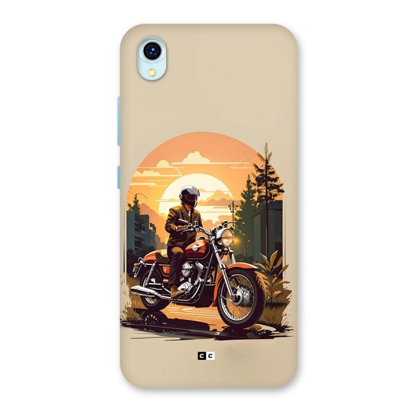 Vintage Bike Art Back Case for Vivo Y1s