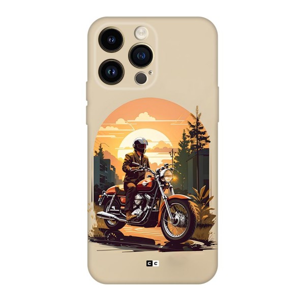 Vintage Bike Art Back Case for iPhone 14 Pro Max
