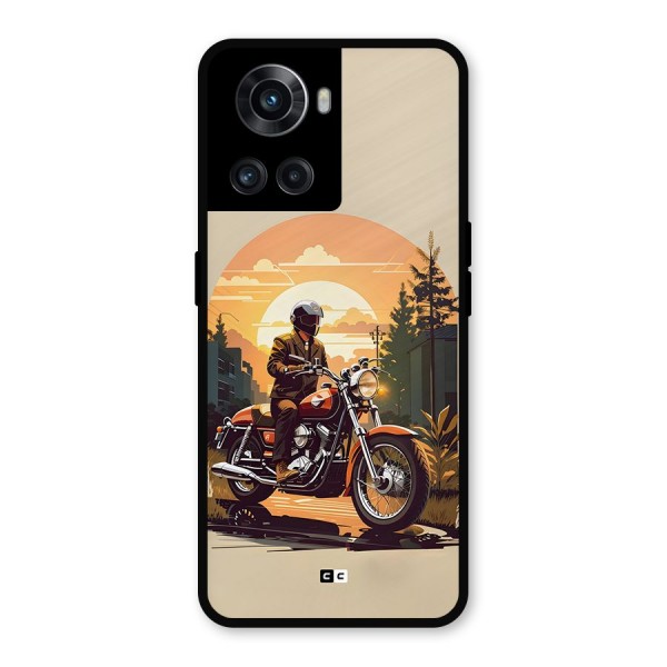 Vintage Bike Art Metal Back Case for OnePlus 10R