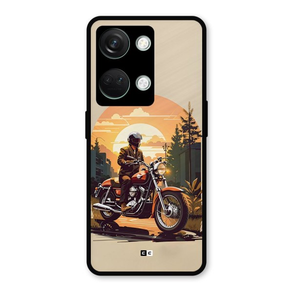 Vintage Bike Art Metal Back Case for OnePlus Nord 3