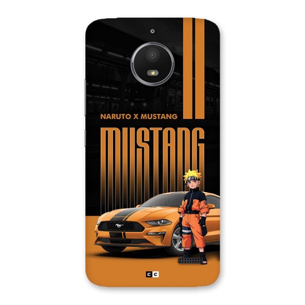 Vintage Car Boy Back Case for Moto E4