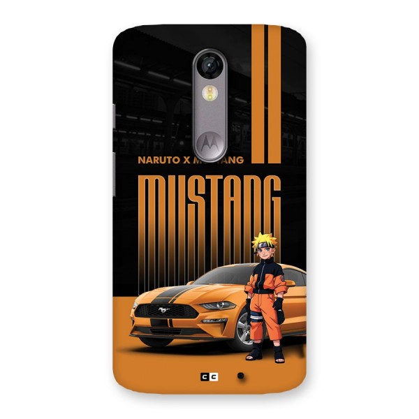 Vintage Car Boy Back Case for Moto X Force