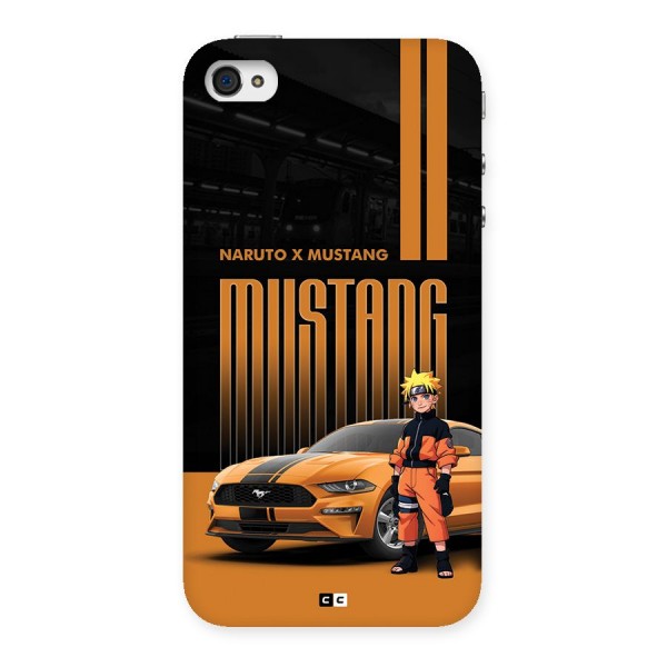 Vintage Car Boy Back Case for iPhone 4 4s