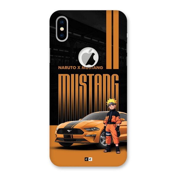 Vintage Car Boy Back Case for iPhone XS Logo Cut
