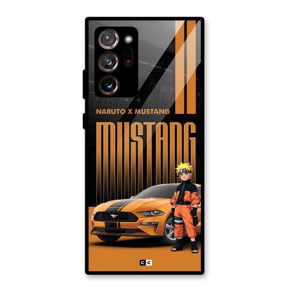Vintage Car Boy Glass Back Case for Galaxy Note 20 Ultra