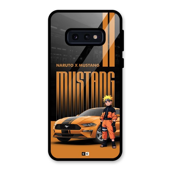Vintage Car Boy Glass Back Case for Galaxy S10e